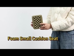 Piankowa mała poduszka na siedzisko
