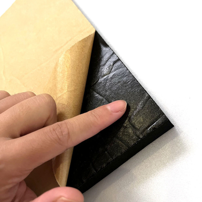 Czarny samoprzylepny EPDM płytka gumowa komórkowa folia aluminiowa lepka jednoboczna pianka