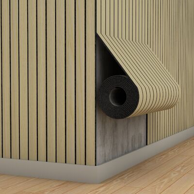 Ognioodporna ochrona PCV Elastyczna tapeta z panelem ściennym z drewna do wystroju domu