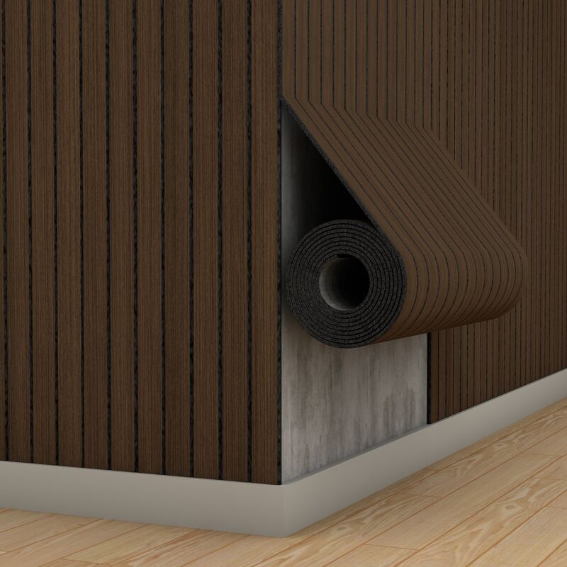 Panele ścienne z listew z miękkiego drewna z warstwą pianki IXPE do wystroju domu opieki społecznej